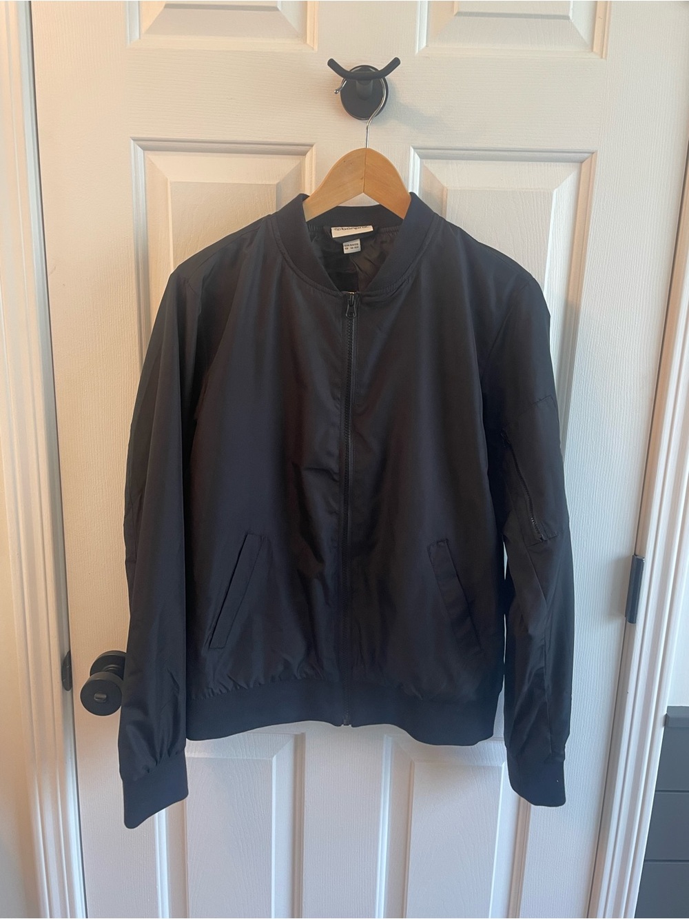 Men's Black Bomber Jacket